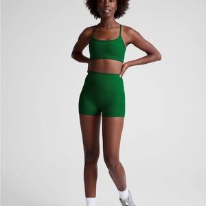 Beyond Yoga Green Bike Shorts